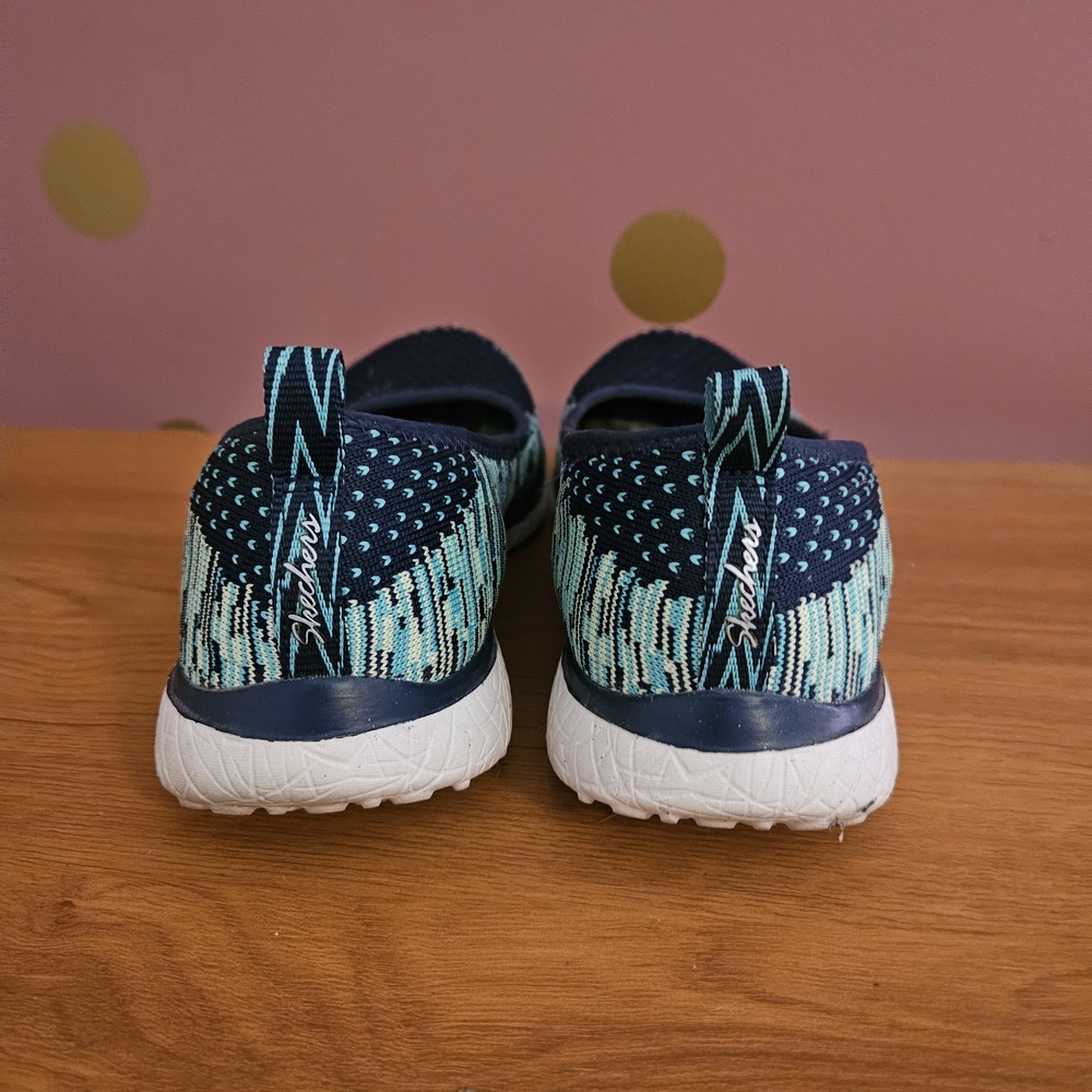 Skechers Air-Cooled Memory Foam Slip-On with Multicolor Camouflage Insole - Picture 3 of 8